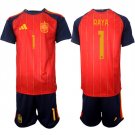 Men's Spain #1 RAYA National Team FIFA x World Cup 2026 Home Red Jersey