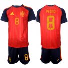 Men's Spain #8 PEDRD National Team FIFA x World Cup 2026 Home Red Jersey Men's Spain #8 PEDRD National Team FIFA x World Cup 2026 Home Red Jersey