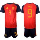 Men's Spain #9 GAVI National Team FIFA x World Cup 2026 Home Red Jersey