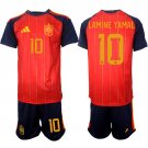 Men's Spain #10 LAMINE YAMAL National Team FIFA x World Cup 2026 Home Red Jersey