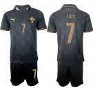 Men's Portugal #7 FIGO National Team FIFA x World Cup 2026 Away Gray Jersey Men's Portugal #7 FIGO National Team FIFA x World Cup 2026 Away Gray Jersey