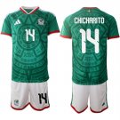 Men's Mexico #14 CHICHARITO National Team FIFA x World Cup 2026 Home Green Jersey
