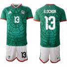 Men's Mexico #13 G.OCHOA National Team FIFA x World Cup 2026 Home Green Jersey