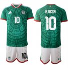 Men's Mexico #10 A.UEGA National Team FIFA x World Cup 2026 Home Green Jersey