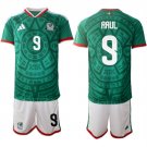 Men's Mexico #9 RAUL National Team FIFA x World Cup 2026 Home Green Jersey