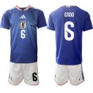 Men's Japan #6 ENDO National Team FIFA x World Cup 2026 Home Blue Jersey