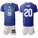 Men's Japan #20 KUBO National Team FIFA x World Cup 2026 Home Blue Jersey