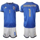 Men's Italy #1 DONNARUMMA National Team FIFA x World Cup 2026 Home Blue Jersey