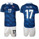 Men's France #17 SALIBA National Team FIFA x World Cup 2026 Home Jersey