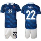 Men's France #22 THEO National Team FIFA x World Cup 2026 Home Jersey