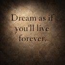 Eternity Etched in Stone – Dark Fairytale Inspirational Quote Art Print Set