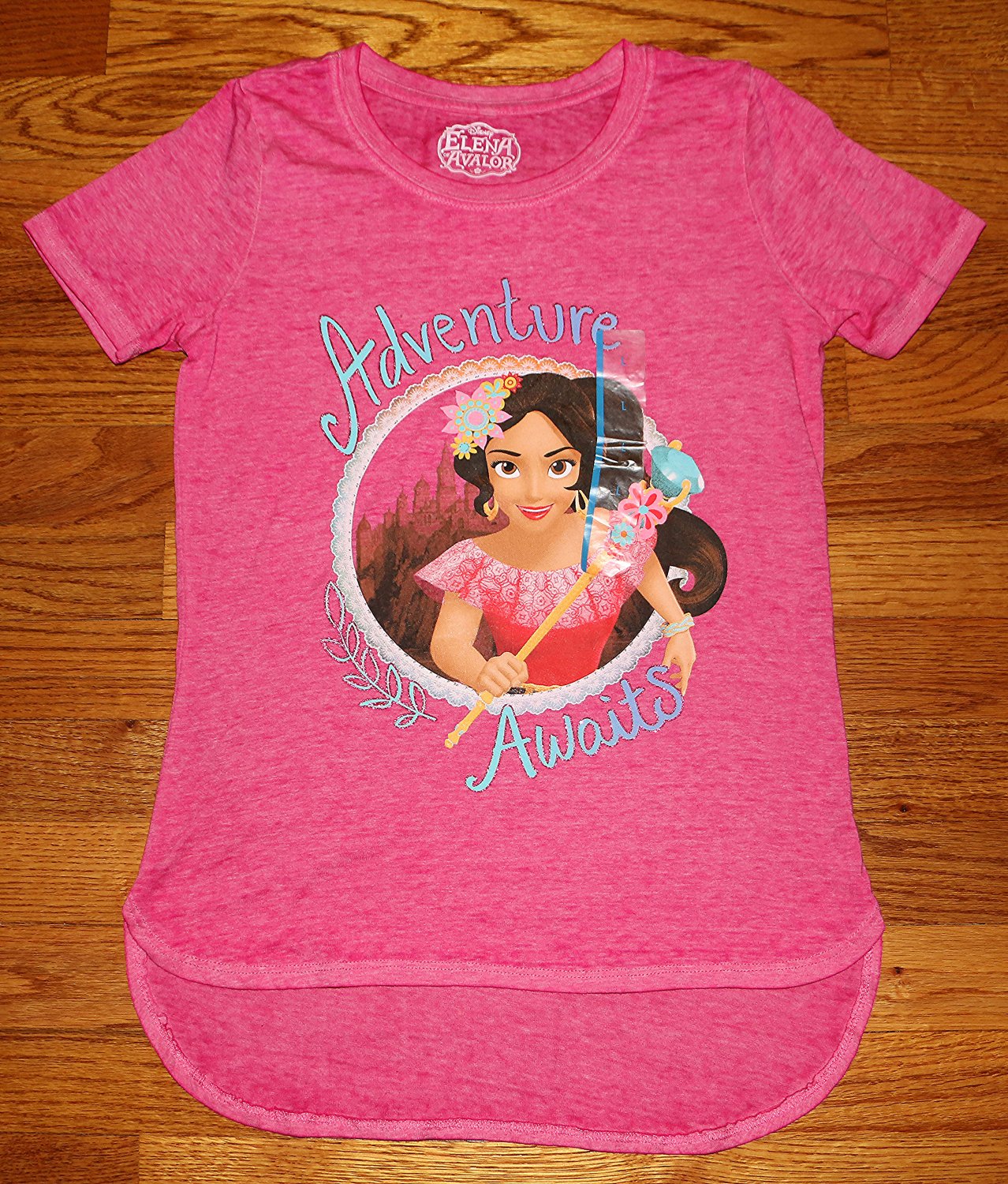 New Disney Girls Elena of Avalor "Adventure Awaits" T Shirt