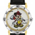 NEW Mens Disney Mickey Mouse Fireman Firefighter Limited Edition Two Tone Watch