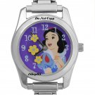 NEW Disney Snow White Italian Charm Animated Yellow Flowers Watch