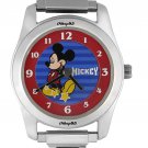 NEW Disney Mickey Mouse Rotating Yellow Stars Italian Charm Watch
