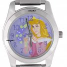 New Disney Sleeping Beauty Princess Aurora Italian Charm Watch Collectible