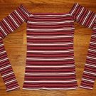 Ladies Hollister Off-the-Shoulder Long Sleeve Slim Tee Top Size XS Ladies Hollister Off-the-Shoulder Long Sleeve Slim Tee Top Size XS
