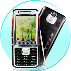 Funky Slim Touchscreen Multimedia Mobile Phone with Lights