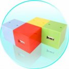 3 Port USB Hub & Bluetooth Dongle - Rubix Cube Design