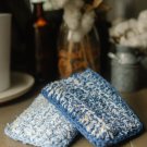 Eco-Friendly Cotton Crocheted Scrubby Sponge - Multi-Colored - Large