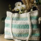 Coastal Breeze Crocheted Tote Bag