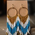 DBF00000009 - White/Gold/Turquoise