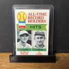1979 Topps George Sisler/Ty Cobb #411 All-Time Record Holders 1979 Topps George Sisler/Ty Cobb #411 All-Time Record Holders