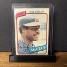 1980 Topps Don Baylor #285 1980 Topps Don Baylor #285