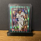 2025 Topps Chrome Dansby Swanson #215 Aqua Ray Wave Refractor 105/199