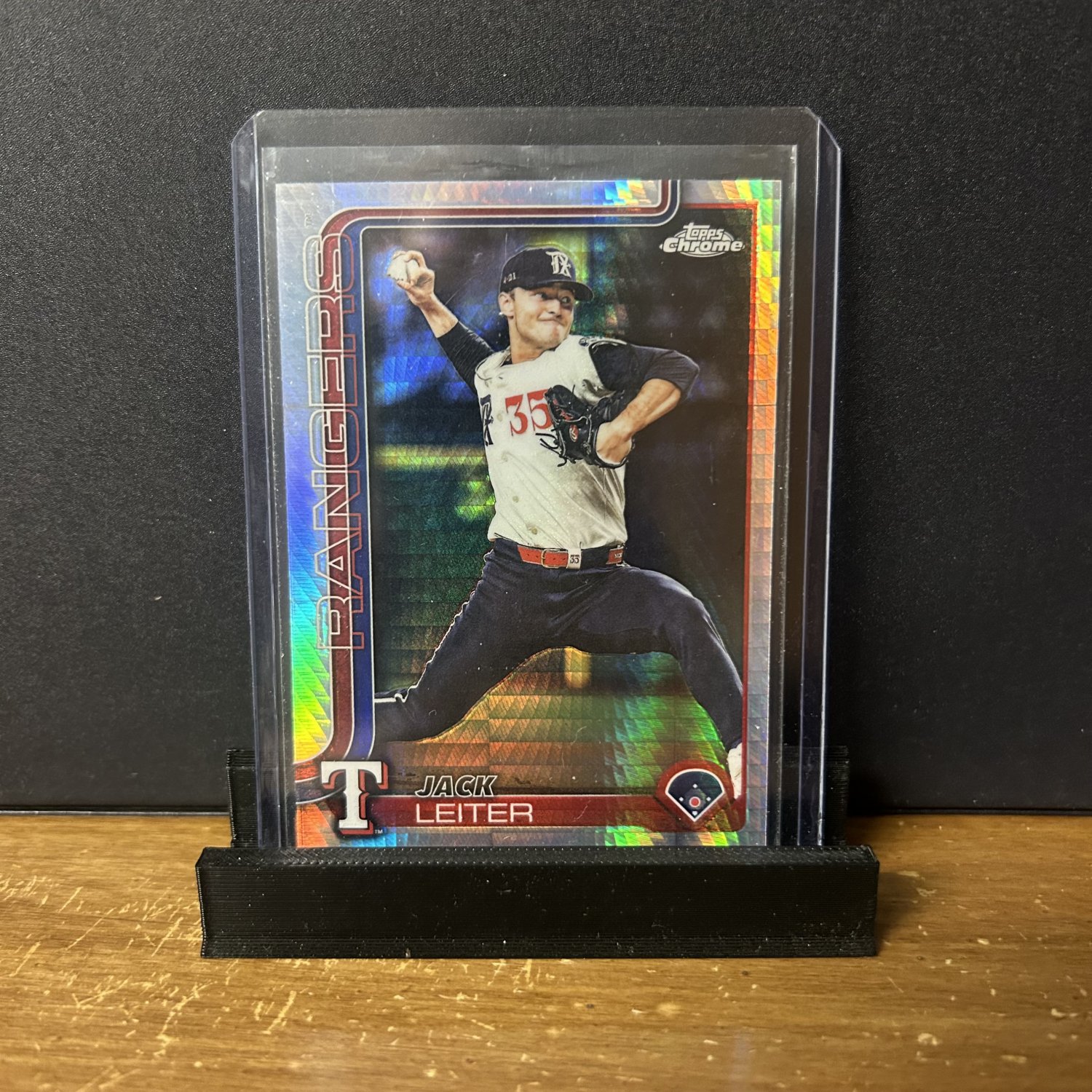 2025 Topps Chrome Update Jack Leiter #USC42 Prism Refractor
