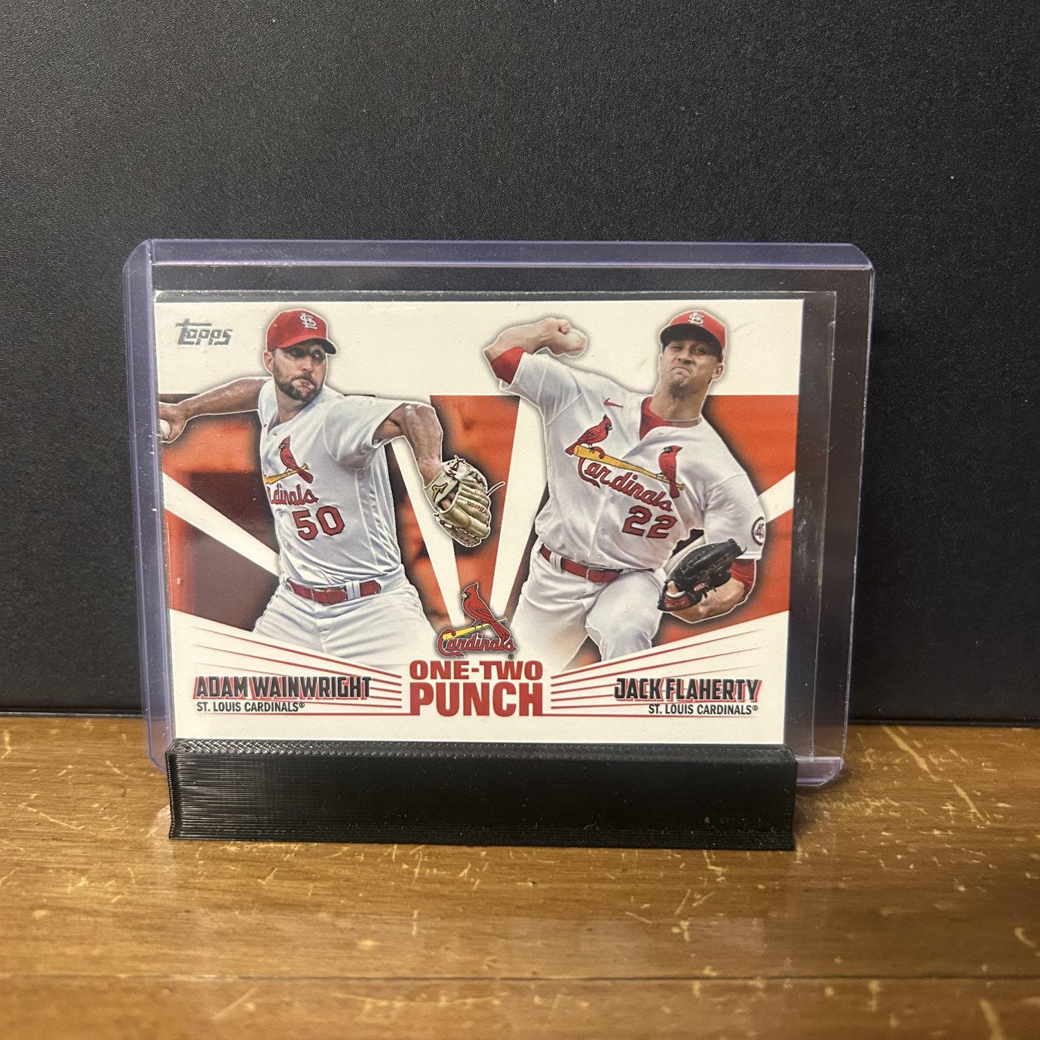 2023 Topps One-Two Punch Adam Wainwright/Jack Flaherty #12P-5