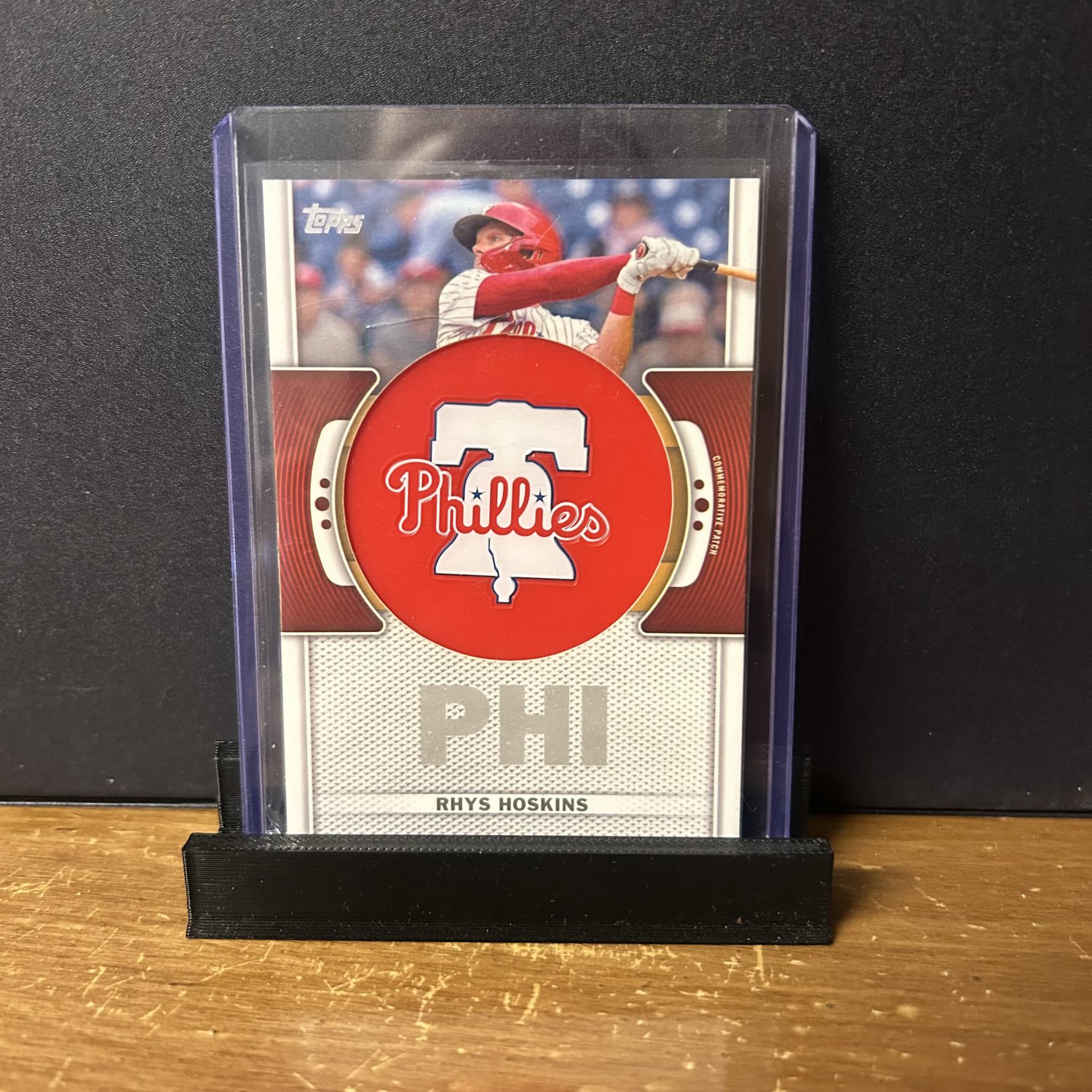 2023 Topps Commemorative Team Logo Patch Rhys Hoskins #TLP-RH