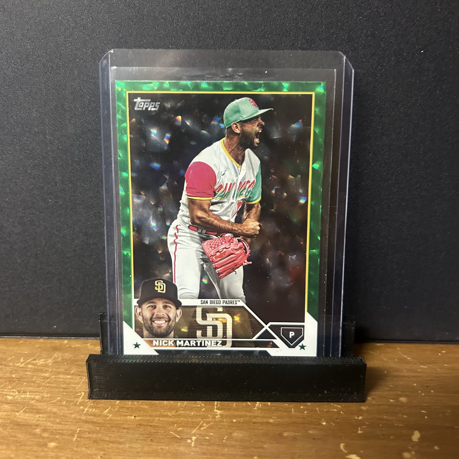 2023 Topps Update Nick Martinez #US10 Green Foilboard 330/499
