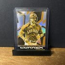 2021 Topps Fire Carlos Correa #5 Gold Minted Parallel