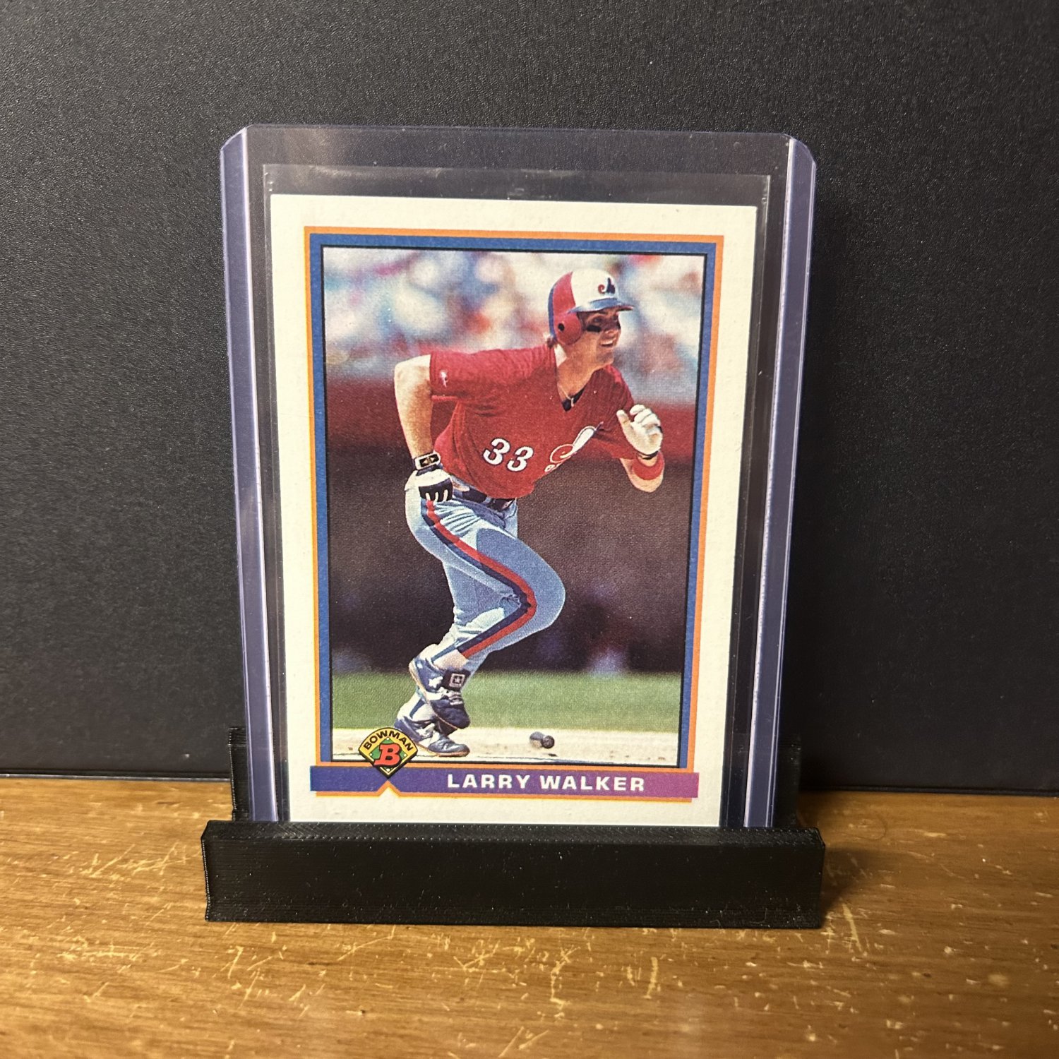 1991 Bowman Larry Walker #442