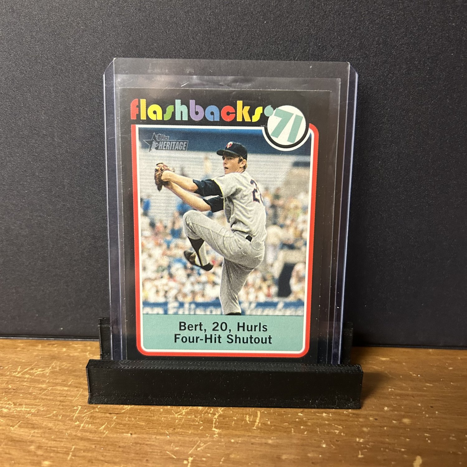 2020 Topps Heritage Baseball Flashbacks Bert Blyleven #BF-2