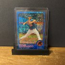 2022 Topps Heritage Carlos Carrasco #685 Blue Sparkle Parallel
