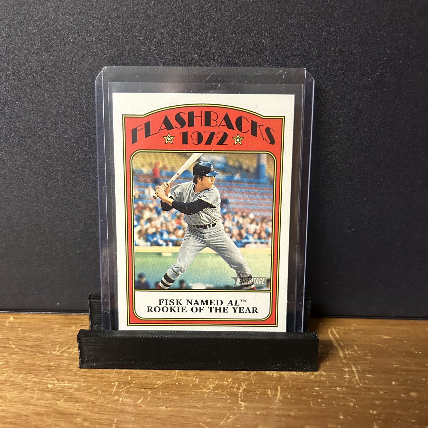 2021 Topps Heritage Baseball Flashbacks Carlton Fisk #BFB-CF
