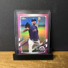 2021 Topps Chrome David Peterson #133 RC Pink Refractor
