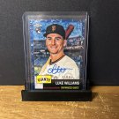 2022 Topps Chrome Platinum Autograph Luke Williams #CPA-LWI RC Toile Cream/Blue Refractor 67/99