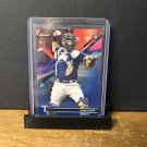 2021 Topps Finest Sam Huff #86 RC Blue Refractor 111/150