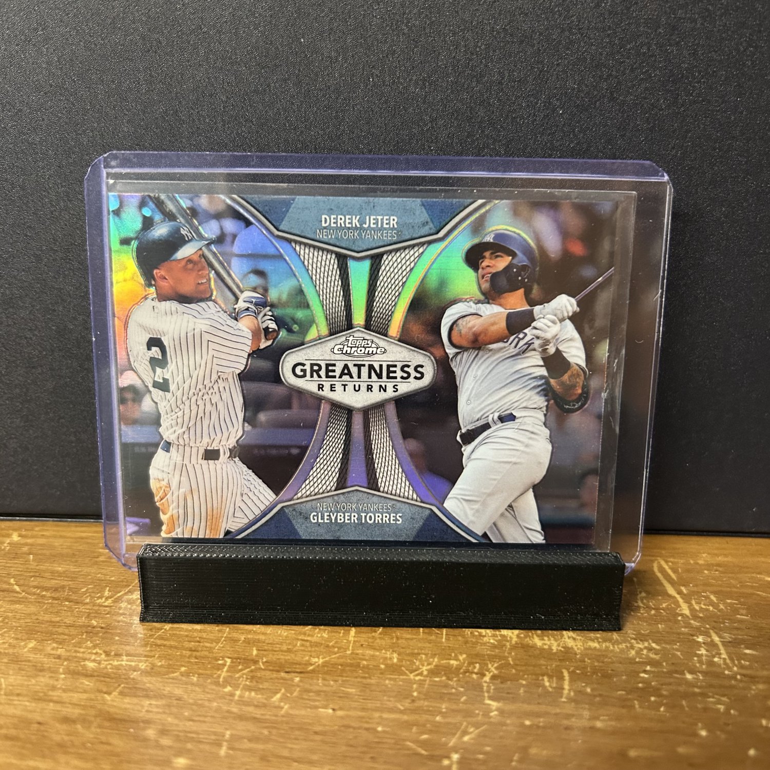 2019 Topps Chrome Greatness Returns Derek Jeter/Gleyber Torres #GRE-11