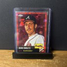 2022 Topps Chrome Platinum John Smoltz #251 Red Atomic Refractor 029/100