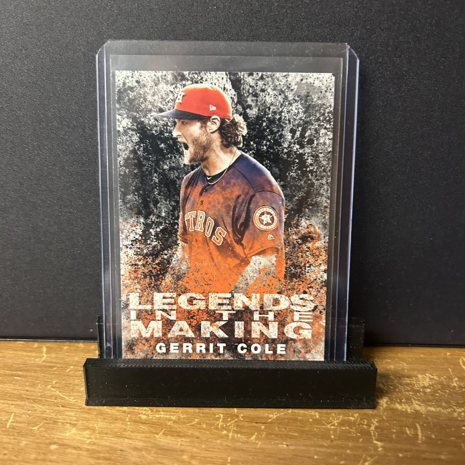 2018 Topps Update Legends in the Making Gerrit Cole #LITM-10 Black Parallel