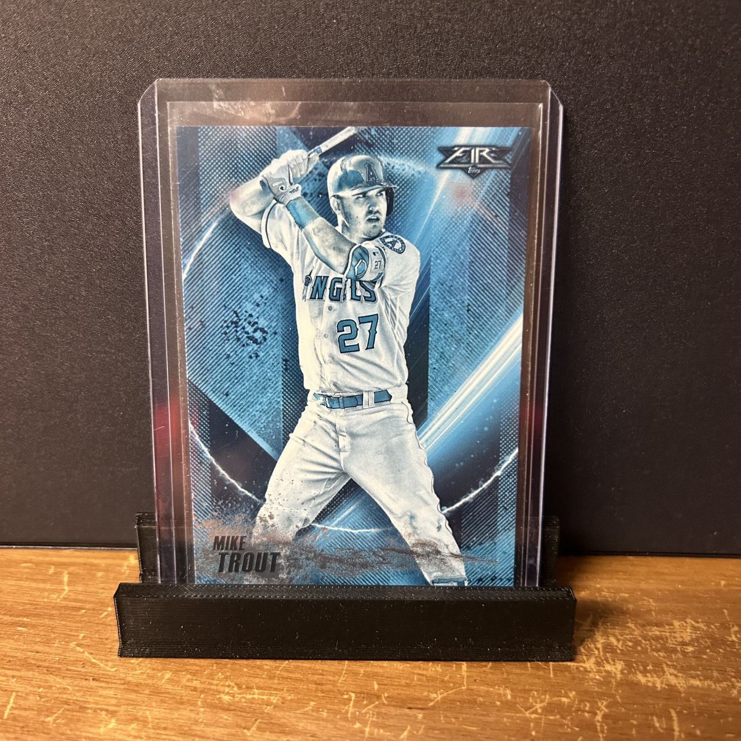 2018 Topps Fire Power Producers Mike Trout #PP-10 Blue Chip Parallel