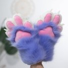 Hydrangea Purple Cute Furry Paws - Soft Plush Animal Gloves for Kid&adults’ Parties Hydrangea Purple Cute Furry Paws - Soft Plush Animal Gloves for Kid&adults’ Parties