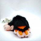 Black fursuit handpaws with pink finger,kemono toony puffy fursuit paw, furry cosplay gloves Black fursuit handpaws with pink finger,kemono toony puffy fursuit paw, furry cosplay gloves