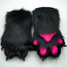 Teen Friendly Fursuit Paws - Soft Faux Fur Hands for Beginner Furries, Anime Cosplay & Halloween Teen Friendly Fursuit Paws - Soft Faux Fur Hands for Beginner Furries, Anime Cosplay & Halloween
