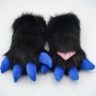 Fursuit Dragon Paws | Faux Fur Fantasy Gloves for Conventions | Custom Scaly Costume Accessories Fursuit Dragon Paws | Faux Fur Fantasy Gloves for Conventions | Custom Scaly Costume Accessories