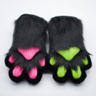 Custom Fursuit Handpaws |Personalized Faux Fur Gloves | Anthro Animal Cosplay Accessories | Purple Custom Fursuit Handpaws |Personalized Faux Fur Gloves | Anthro Animal Cosplay Accessories | Purple
